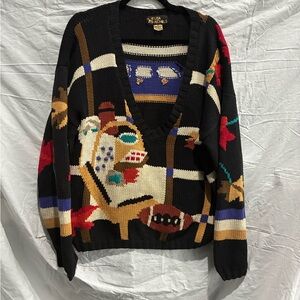 Lisa Nichols Black Knit Sweater